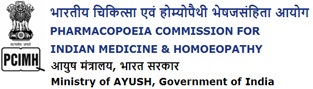 PHARMACOPOEIA COMMISSION FOR INDIAN MEDICINE & HOMOEOPATHY